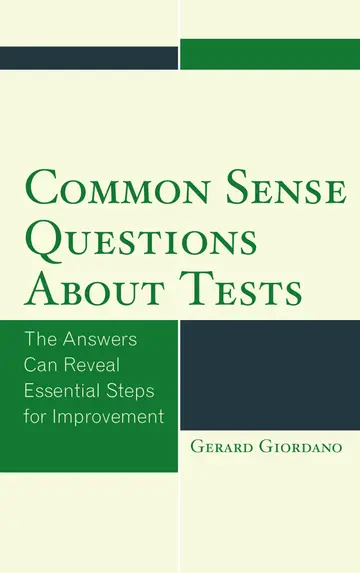 Cover of Common Sense Questions about Tests