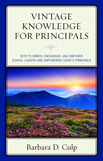 Cover of Vintage Knowledge for Principals