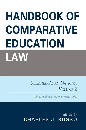 Cover of Handbook of Comparative Education Law