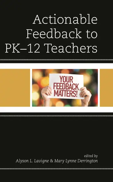 Cover of Actionable Feedback to PK-12 Teachers