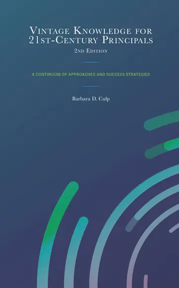 Cover of Vintage Knowledge for 21st-Century Principals