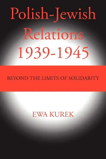 Cover of Polish-Jewish Relations 1939-1945