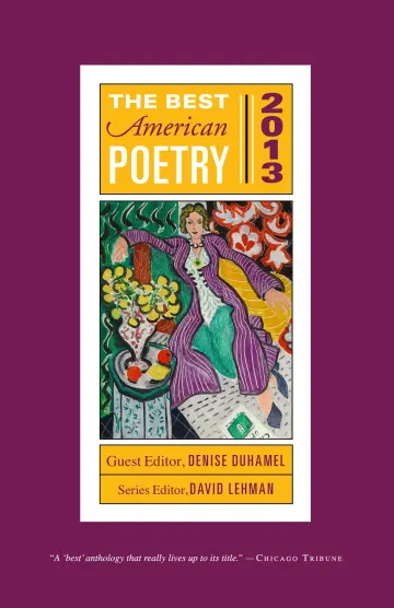 Cover of The Best American Poetry 2013