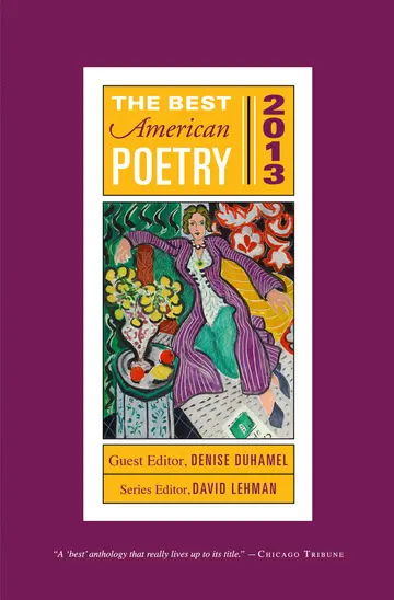 Cover of The Best American Poetry 2013