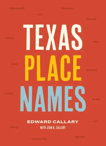 Cover of Texas Place Names
