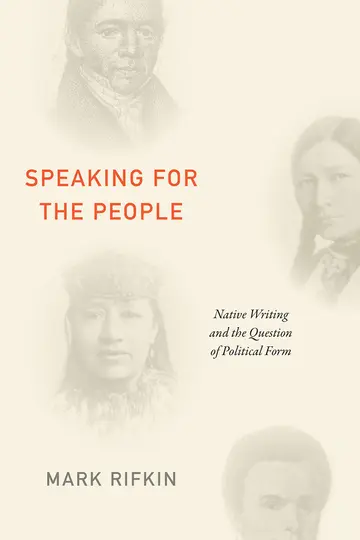 Cover of Speaking for the People