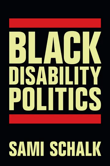 Cover of Black Disability Politics