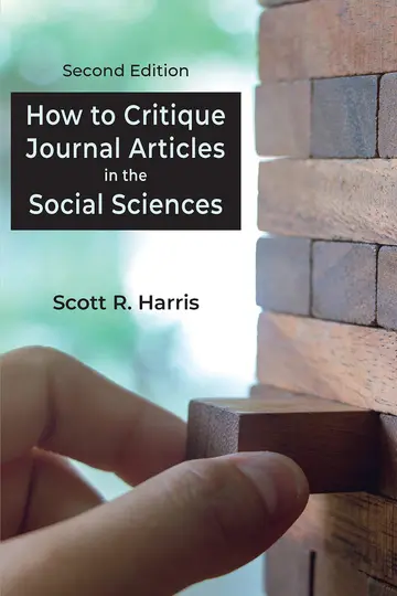Cover of How to Critique Journal Articles in the Social Sciences
