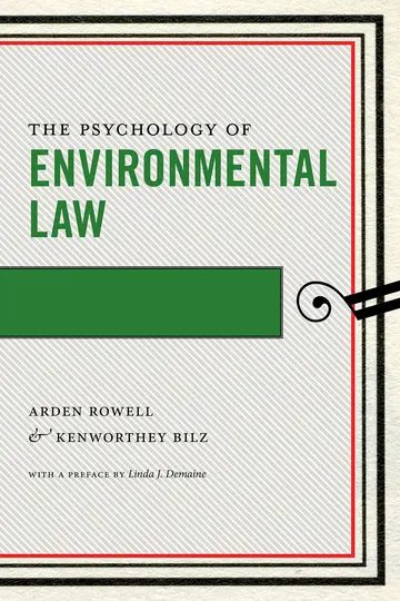 Cover of The Psychology of Environmental Law