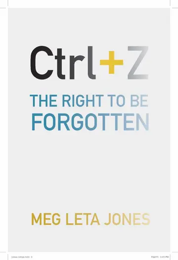 Cover of Ctrl + Z