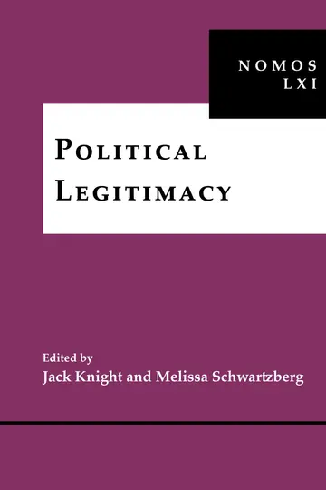Cover of Political Legitimacy