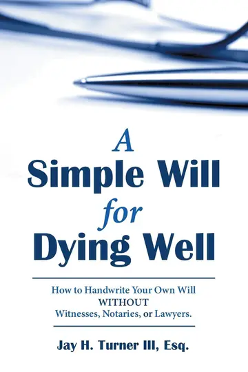 Cover of A Simple Will for Dying Well