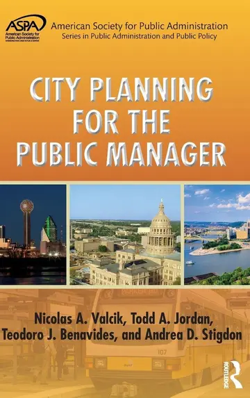 Cover of City Planning for the Public Manager
