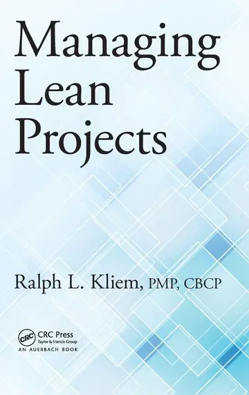 Cover of Managing Lean Projects