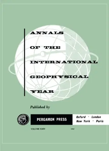 Cover of Annals of the International Geophysical Year