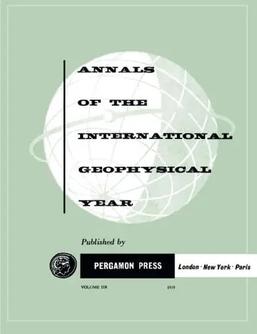Cover of Annals of the International Geophysical Year, Vol. 2