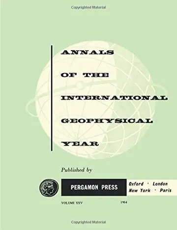 Cover of Auroral Spectrograph Data