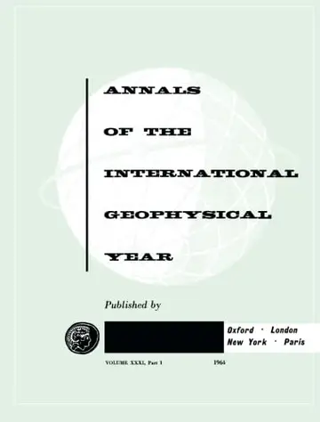 Cover of Annals of the International Geophysical Year, Vol. 31
