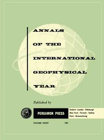 Cover of Annals of the International Geophysical Year