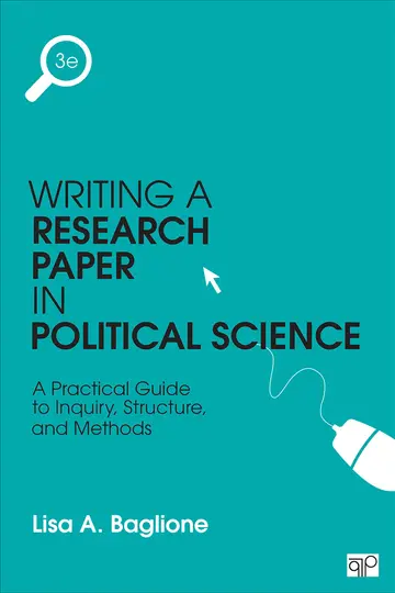 Cover of Writing a Research Paper in Political Science