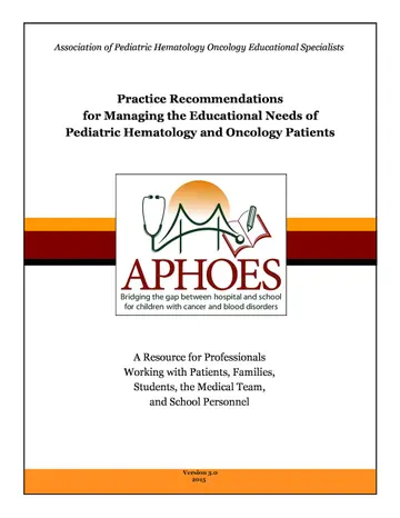 Cover of Practice Recommendations
