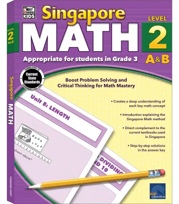 Cover of Singapore Math, Grade 3