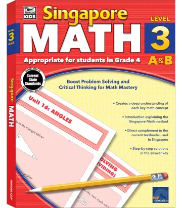 Cover of Singapore Math 3A & 3B