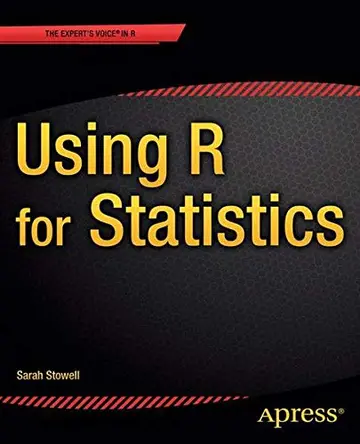 Cover of Using R for Statistics