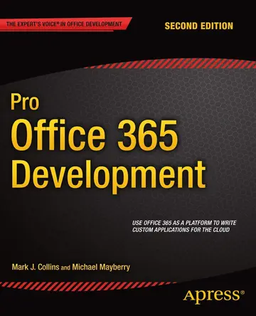 Cover of Pro Office 365 Development