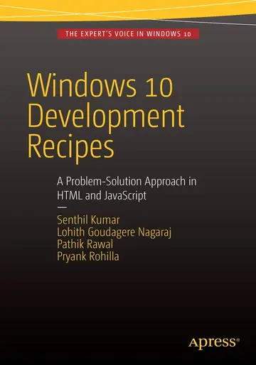 Cover of Windows 10 Development Recipes