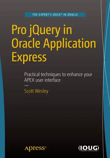 Cover of Pro jQuery in Oracle Application Express