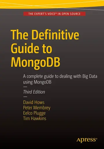 Cover of The Definitive Guide to MongoDB