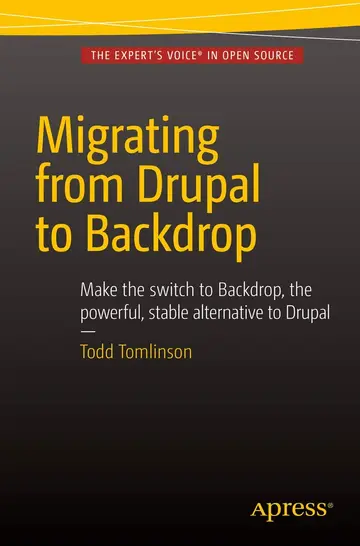Cover of Migrating from Drupal to Backdrop