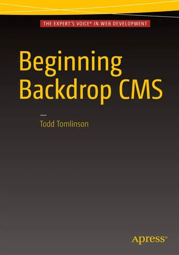 Cover of Beginning Backdrop CMS
