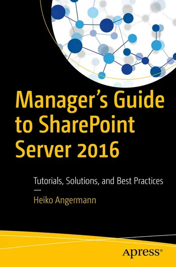 Cover of Manager’s Guide to SharePoint Server 2016