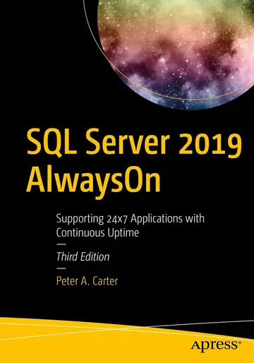 Cover of Sql Server 2019 Alwayson 3/E