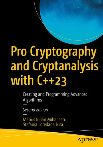 Cover of Pro Cryptography and Cryptanalysis with C++23