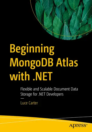 Cover of Beginning Mongodb Atlas with .net