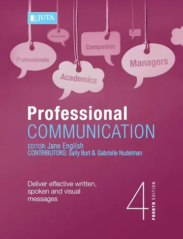 Cover of Professional Communication 4e