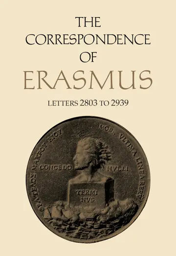 Cover of The Correspondence of Erasmus