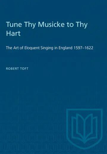 Cover of Tune Thy Musicke to Thy Hart