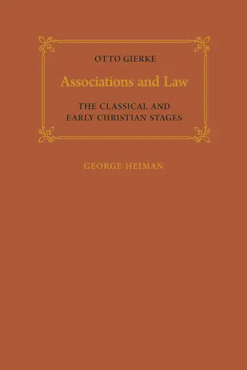 Cover of Associations and Law