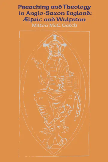 Cover of Preaching and Theology in Anglo-Saxon England