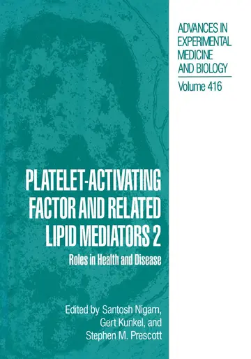 Cover of Platelet-activating Factor and Related Lipid Mediators 2