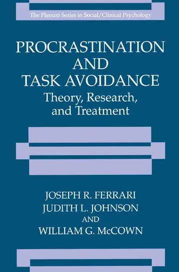 Cover of Procrastination and Task Avoidance