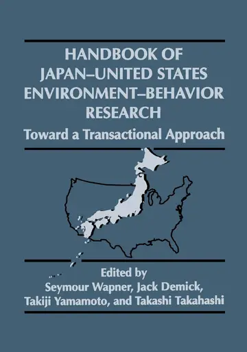 Cover of Handbook of Japan-united States Environment-behavior Research