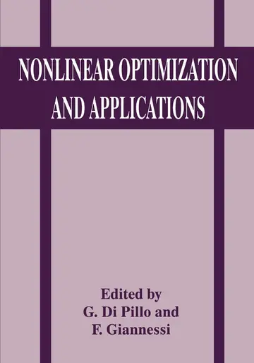 Cover of Nonlinear Optimization and Applications
