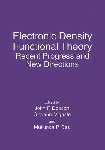 Cover of Electronic Density Functional Theory