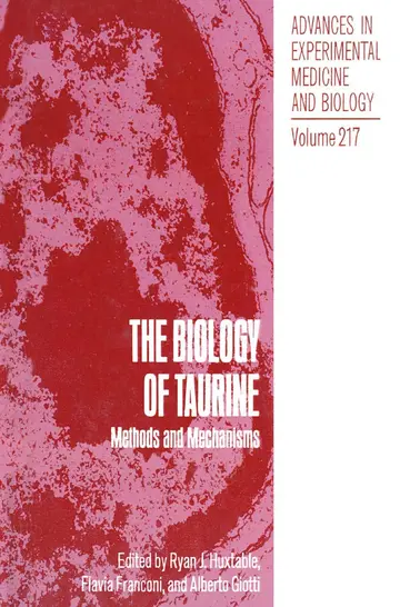 Cover of The Biology of Taurine