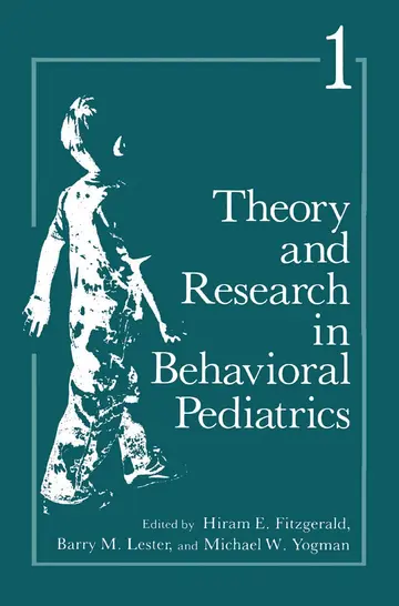 Cover of Theory and Research in Behavioral Pediatrics